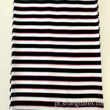 Design de linha de impressão de tela de rayon para tecido de vestido